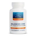 Equilife Balanced Zinc, 15 mg Zinc & Copper Co-Factor Complex Supplemento con vitamina C & Vitamina B6 per l'immunità quotidiana e il supporto benessere, senza glutine, Vegan, non OGM, 60 capsule