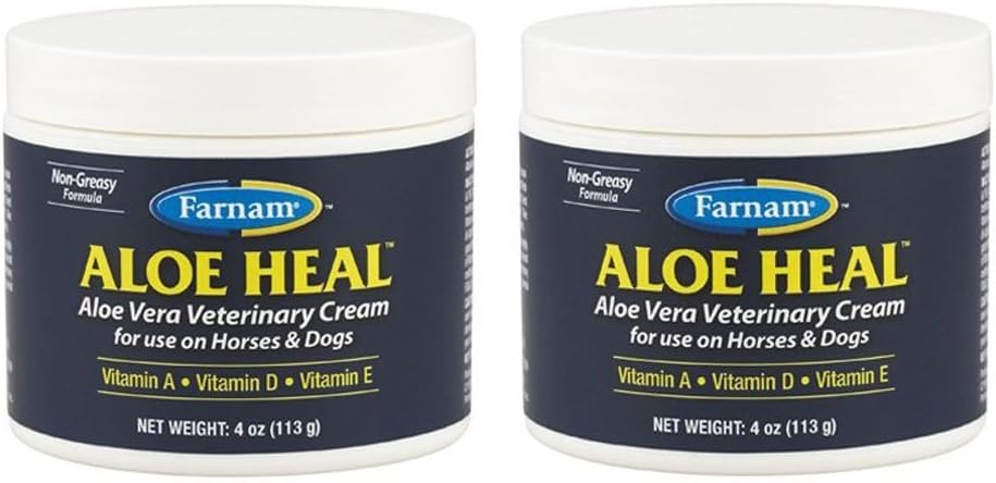 (2 Confezione) Crema Veterinaria Farnam Aloe Heal con Aloe