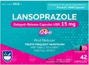 Rite Aid Lansoprazole 15mg - 42 Capsules, Riduttore di Acido Delayed Release Capsule USP, Rilievo di Heartburn e Riflusso Acido, Fino a 24 ore di Rilievo