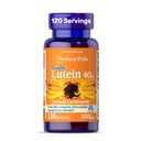 Puritan Pride Premium LutigoldTM Lutein Carotenoide 40 mg con Zeaxanthin per gli uomini e le donne, Integratore alimentare per il supporto per la salute degli occhi, Alimentazione di 8 mesi, 120 Softgels Easy-to-Swallow