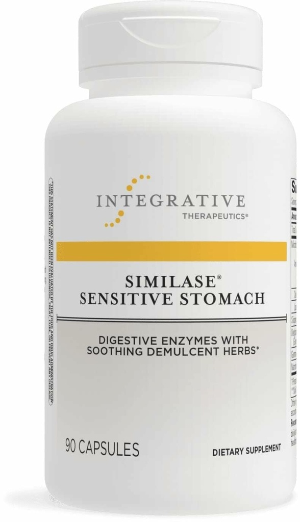 Terapeutica Integrativa Similase Sensitive Stomach - Supporto per Storichi Sensibili* - Dairy-Free & Vegan - 90 Capsule (45 Serve)