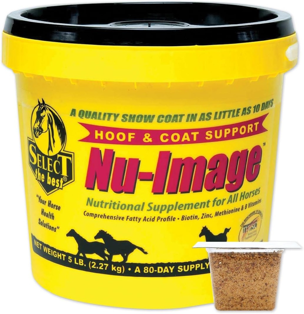 Selezionare il miglior cavallo scuro Nu-Image Hoof & Coat supporto per cavalli