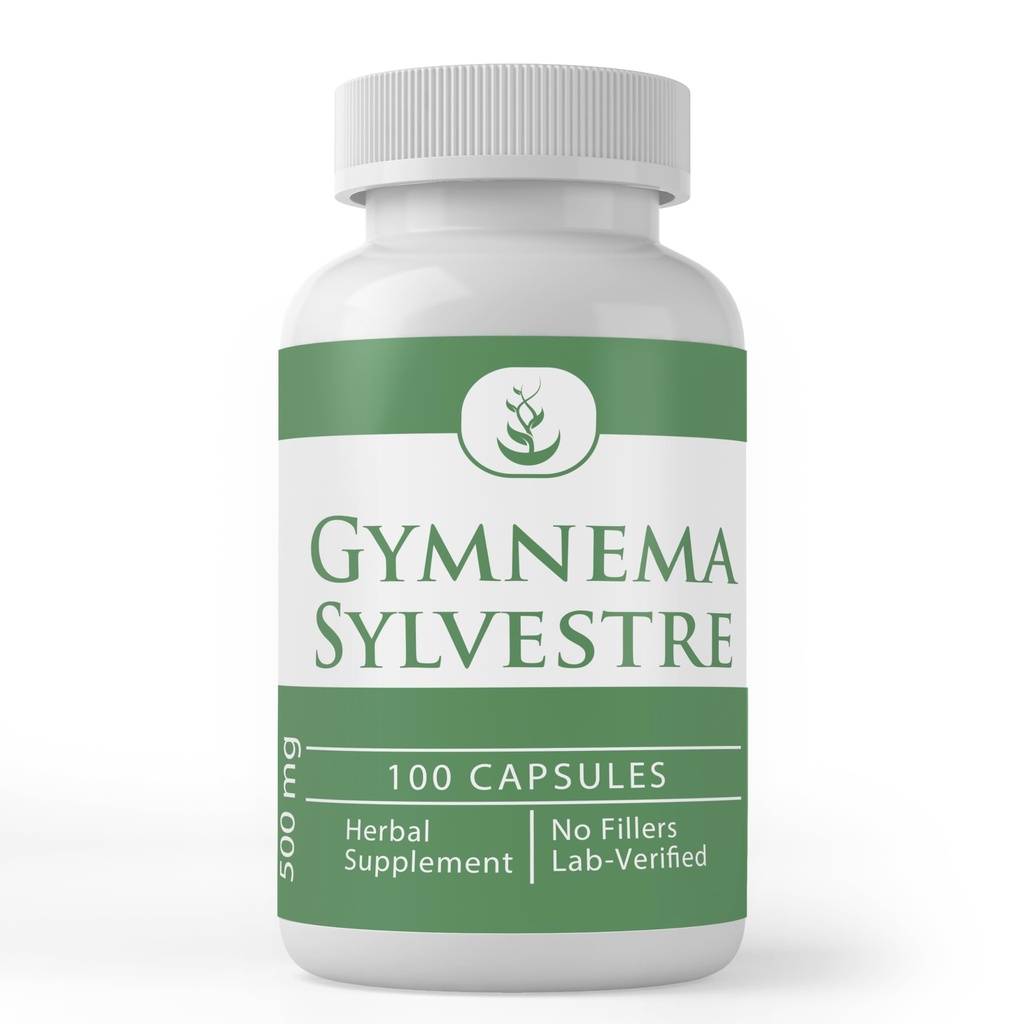 PURE ORIGINAL INGREDIENTI Gymnema Sylvestre, (100 capsule), Sempre puro, Senza Additivi o Filler, Lab verificato