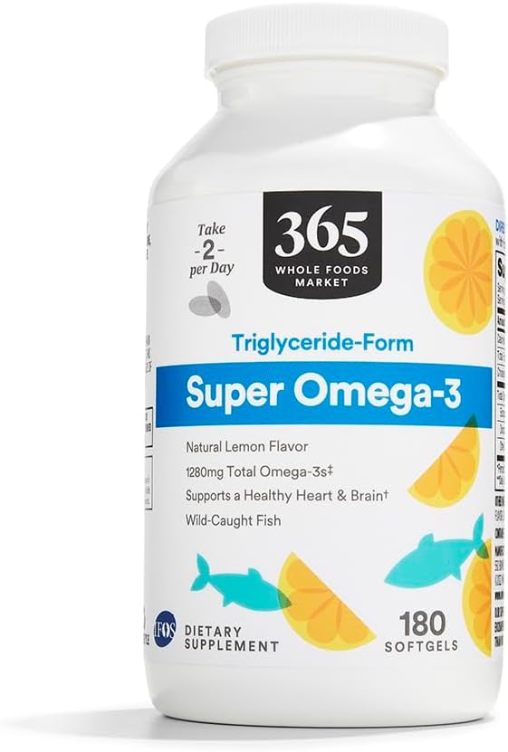 365 da Whole Foods Market, Super Omega 3, 180 Conte