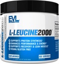 Evlution Nutrition L-Leucine 2000 - Sintesi della proteina, recupero e supporto muscolare - Performance & Energy - 2000mg L-Leucina - Gluten Free & Vegan - Polvere di supplemento dietetico non aromatizzata - 100 Serve