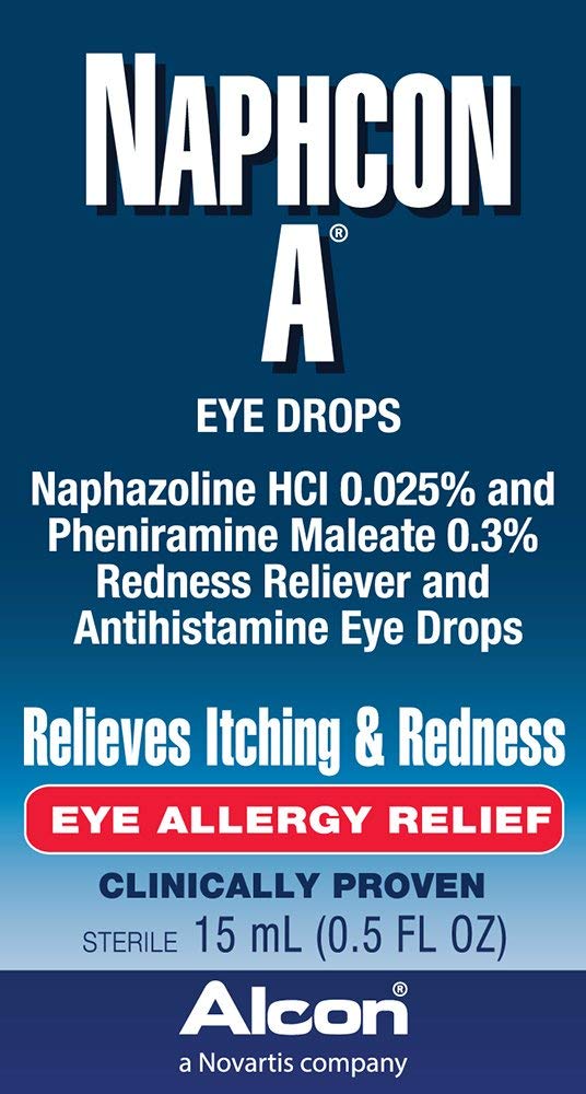 Alcon Naphcon Gocce per occhi, Allergy Relief 15 ml