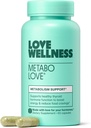 Amore benessere Metabolove | Metabolismo Booster per le donne supplemento | Combat Cravings & Boost Energy Supplement | Cortisol & Thyroid Supporto per le donne | Stimulant Free, Vegan & Gluten-Free | 60 Count