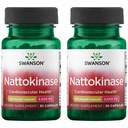 Swanson Nattokinase 2000 Unità Fibrinolitiche 100 Milligrammi 30 Capsule Enzime (2 Confezione)