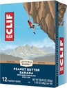 CLIF BAR - Banana di burro di arachidi con aroma di cioccolato scuro - Realizzato con avena biologica - Non OGM - Basato su piante - Barre di energia - 2.4 oz. (12 Pack)