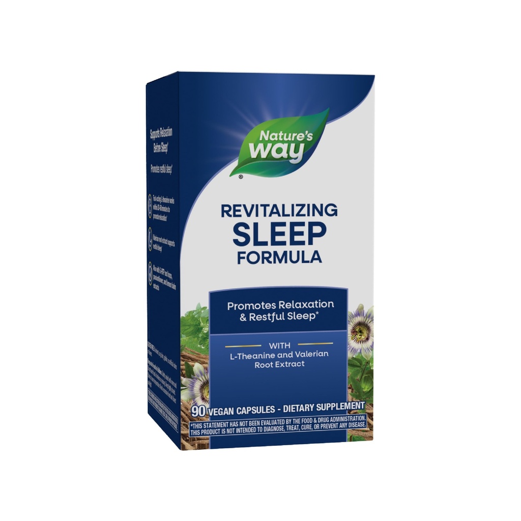 La via della natura si affretta a fantasticare! Rivitalizzare la formula del sonno, promuove il sonno riposante*, 90 capsule