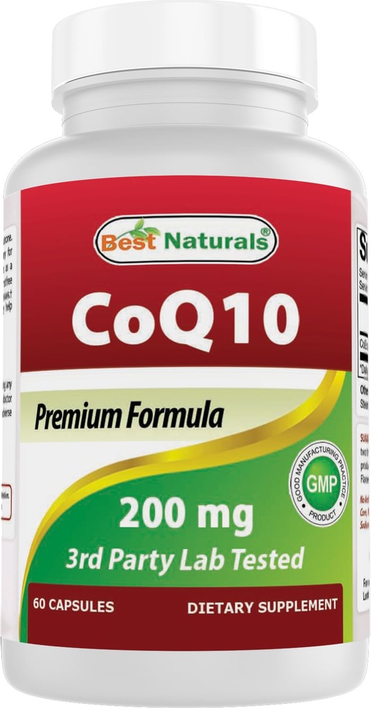 Migliori naturali COQ10 200 mg, 60 capsule
