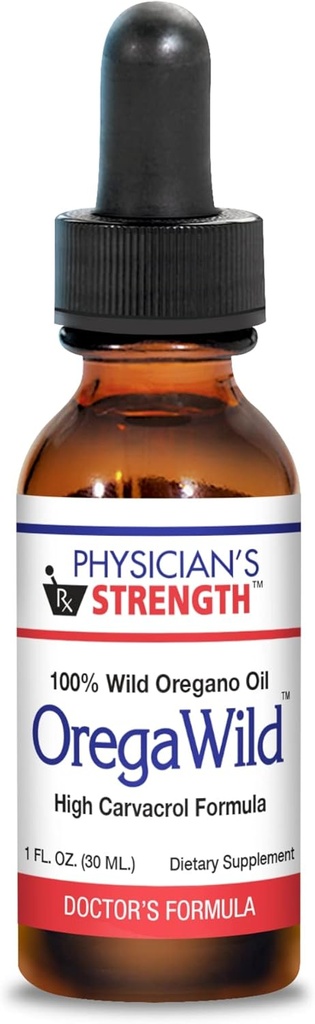 Forza del medico OregaWild - 30 mL - 100% Olio di origano selvatico - 432 Serve