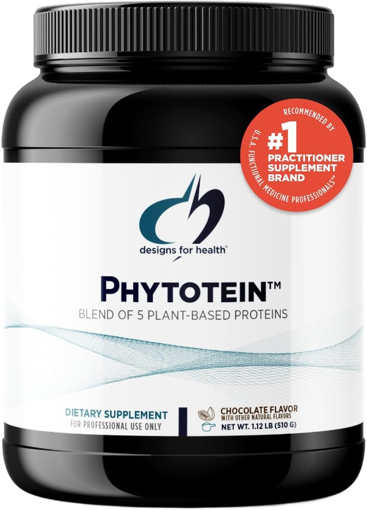 Progetti per la salute Phytotein Vegan Protein Powder - 20g Riso Organico, Sacha Inchi, Semi di zucca, Semi di girasole e Pea Protein Powder Blend - Texture cremosa, Proteine delle piante di cioccolato (510g)