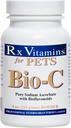Vitamine Rx Bio-C - Vitamina C per Cani e Gatti - con Bioflavonoidi Limoni per Rilievo Allergia - Integratore di Supporto Immune - Promuove Cappotto Sano e Pelle - Integratore Comunico - 4 oz
