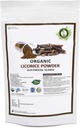 Polvere di liquirizia organica essenziale di R V 200gm/ 7.05oz/ 0.44lb Polvere di liquirizia della radice della glicirrhiza della radice della liquirizia della polvere di Mulethi della polvere della polvere di Yastimadu della polvere di liquirizia USDA supplemento certificato organico nella tasca della serratura della zip