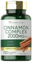 Carlyle Ceylon Cinnamon Complex con Gymnema e Mulberry | 150 capsule | Non OGM, Gluten Free Supplement