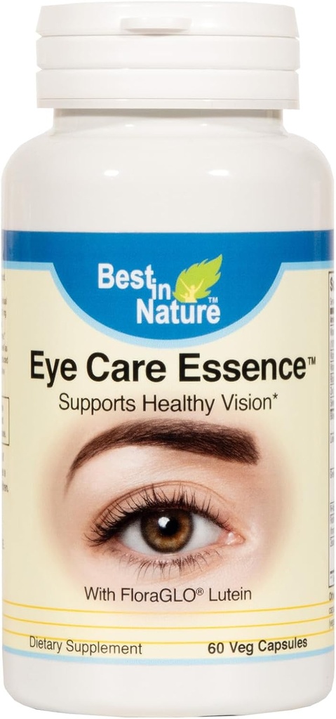 Eye Care Essence - Integratore per la salute degli occhi con. Lutein, Bilberry, vitamine chiave e miscele di erbe