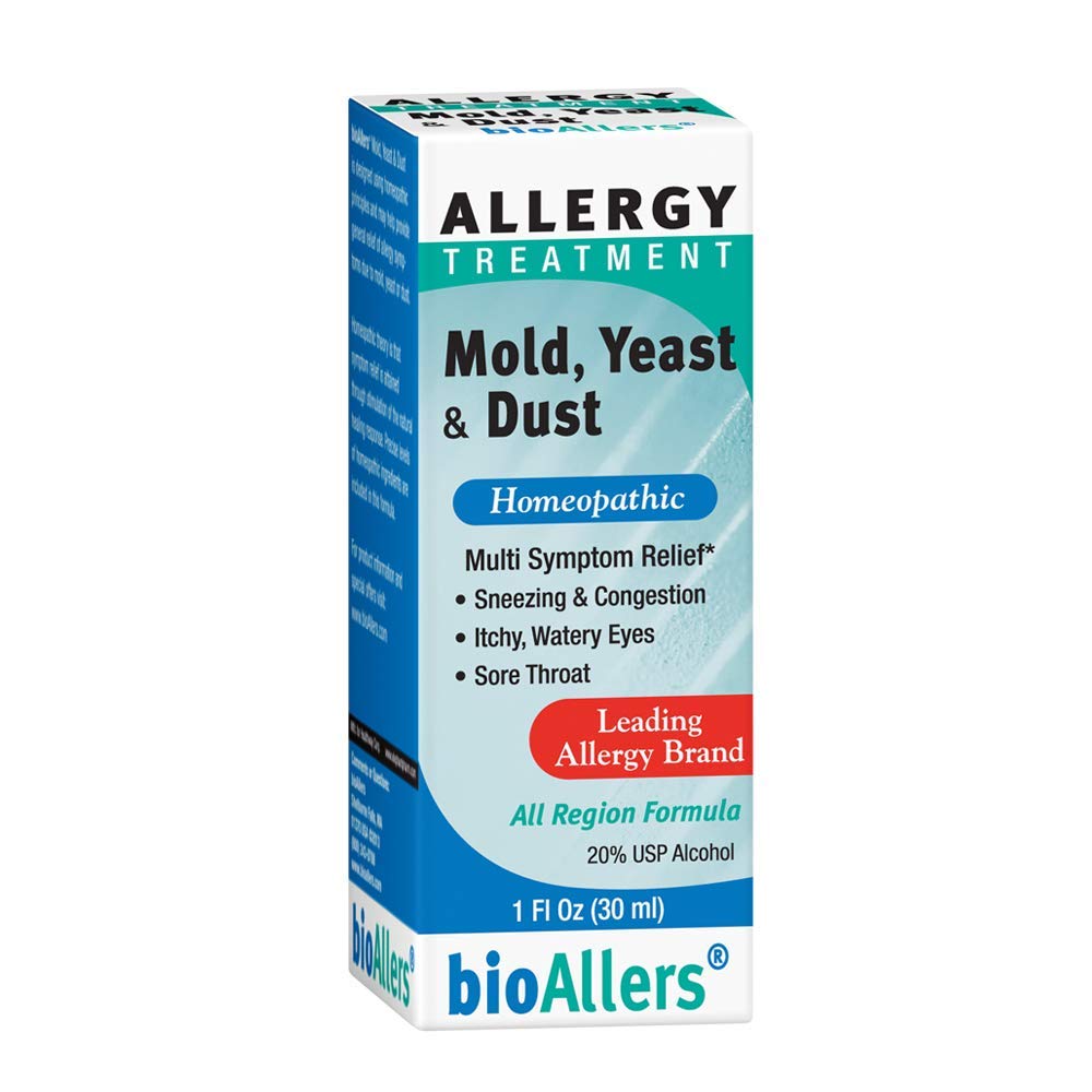 NaturalCare by bioAllers Allergy Treatment Formula omeopatica può aiutare a alleviare starnuti, congestione, prurito, rash & Watery Eyes 1 Fl Oz (371400702017)