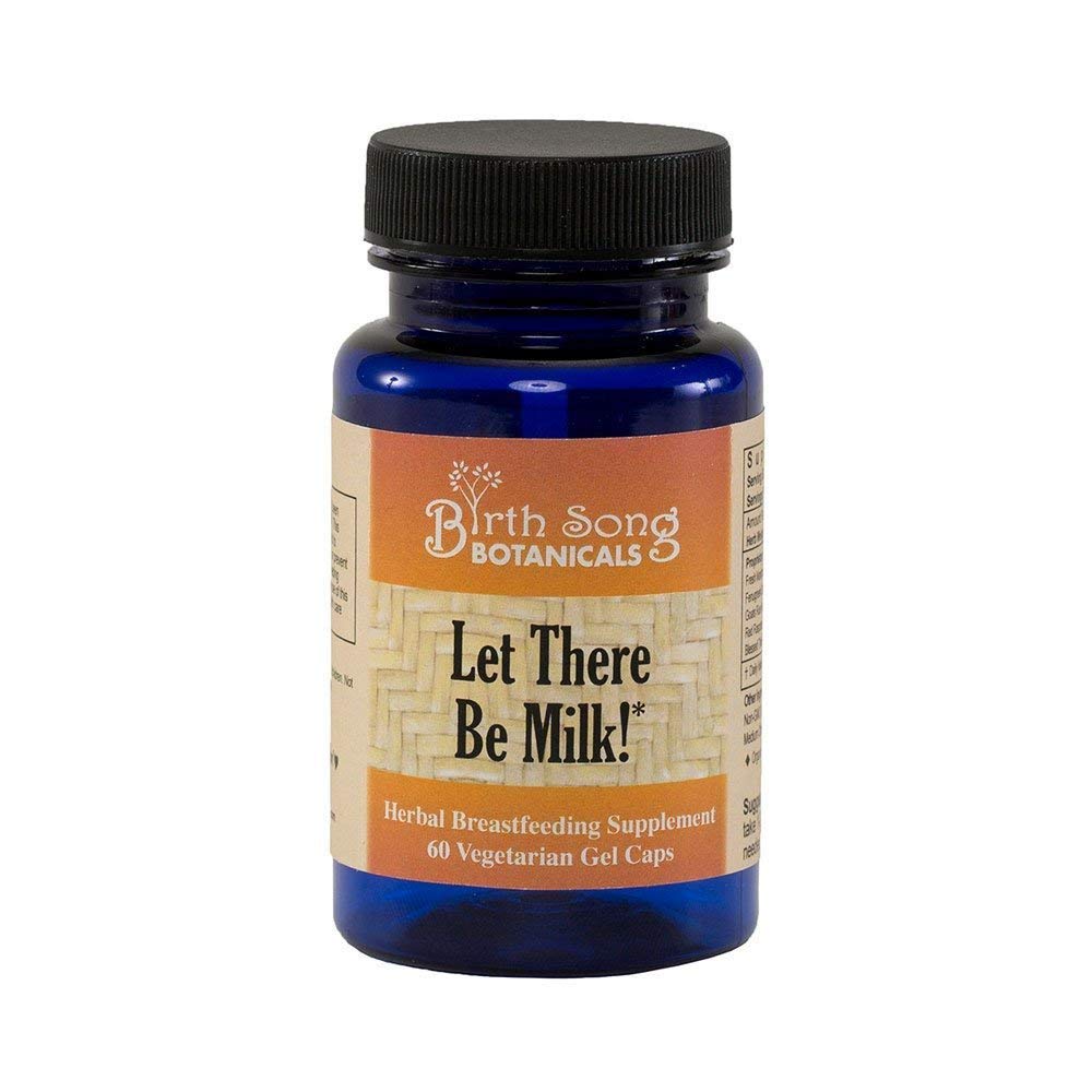 Botanical dei Cantici della Nascita Che Ci sia Latte! Capsule liquide vegetariane – Fenugreek, Goat’s Rue, Beato Thistle per aumentare la fornitura di latte – Integratore di allattamento per infermieristica e pompaggio mamme, 60 Conte