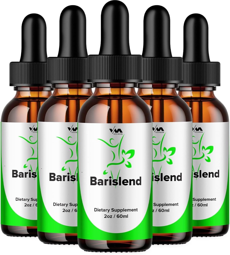 (5 Pack) Barislend Drop Healthy Vitamin Support Supplement - Barislend Advanced Formula, Barislend 24 Hour Liquid, Barislend Energy e Extra Strength Recensioni, 5 mesi di fornitura