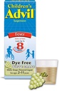 Per bambini Advil Liquid Pain Relief Medicina e Riduttore di febbre, 100 Mg Ibuprofene per bambini per età 2-11, Uva bianca - 4 Fl Oz