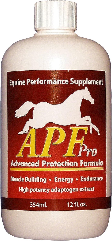 APF PRO Equine | Natural University-Level ricercato cavallo supplemento | Salute gastrica, resistenza alla tensione, supporto immunitario, salute del muscolo, resistenza