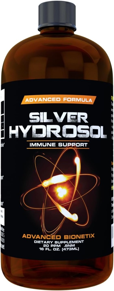 Pharmacist Raccomandato 16 oz Advanced Bionetix Colloidal Silver Hydrosol, Tutto Natural & promuove un sistema immunitario sano. Argento Colloidale che realmente funziona!