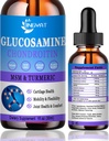 Glucosamina Condroitin Gocce liquide 2000mg, Glucosamina Liposomica Condroitina MSM, Condroitina & Glucosamina Integratori nutrizionali w/Estratto turco, Acido ialuronico, Quercetina & Bromelain