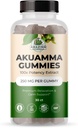 Akuamma Gummies - Gomma di benessere giornaliera ad alta potenza, Vegan, Non OGM, Integratore di erbe senza glutine - 250MG Per Gummy con Natural Wild Berry Flavor (30 Conte)