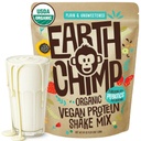 TerraChimp Organic Vegan Protein Powder - con Probiotici - Non OGM, Dairy Free, Non Whey, Polvere proteica basata sulle piante per le donne e gli uomini, senza glutine - 52 Servings, 64 Oz (Plain & Unsweetened)