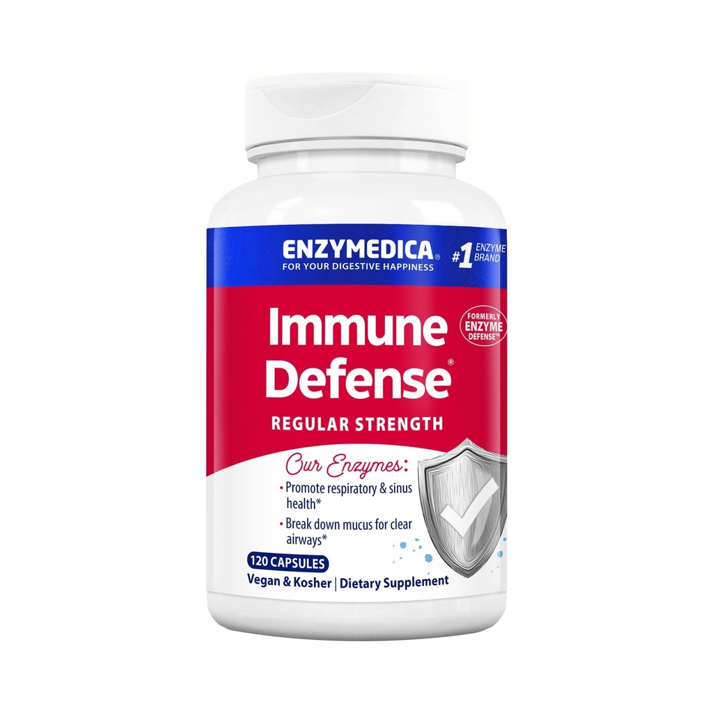 Enzymedica, Difesa Immune, Forza Regolare, Enzimi Proteolitici per Supporto Immune, 120 Conte