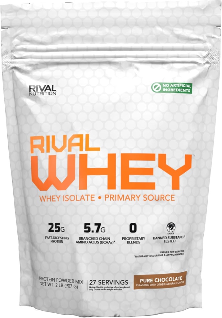 Naturale Rival aromatizzato Whey - Cioccolato puro 2lb