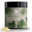Chuga Grass Fed Colostrum & Collagen Peptides 60 Servings | Migliora capelli e chiodi | Pelle di Glowing | Rafforzamento della parete Gut