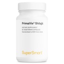 Supersmart - Super Shilajit 500mg al giorno (alta potenza) - PrimaVie Shilajit Supplement - Himalayan, Purified & Organic Shilajit | Non-GMO & Gluten Free - 60 capsule vegetariane