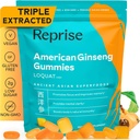 American Ginseng Energy Boost Gummies - All-Natural Full-Potency American Ginseng, aiuta ad aumentare l'energia, la messa a fuoco, e fornisce supporto immunitario, Low-Sugar, Vegan, 45 Gummies, Loquat Flavor