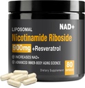 NAD+ Supplemento - NAD+ con Nicotinamide Riboside (NR) e Resveratrol Quercetin 900mg, USA-063-0911XL-115NAD