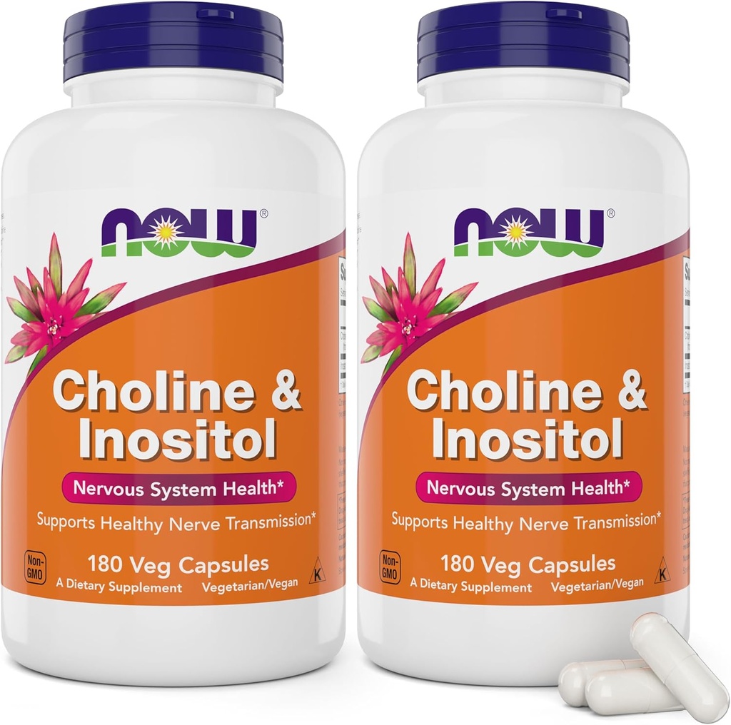 Ora Choline & Inositol, 180 capsule vegetariane (Pack of 2)