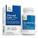 Terry Naturally Thyroid Care Plus - Iodine + L-tirosina, 60 capsule - Integratore di supporto tiroideo con selenio, promuove energia & Metabolismo - Non OGM, senza glutine, Kosher - 30 Serve