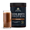 Antica polvere di proteina di nutrizione fatta da vero brodo di ossa, cioccolato, 20g Protein Per Serving, 20 vasche di servizio, Gluten Free Integratore di peptidi di collagene idrolizzato, Grande in Protein Shakes
