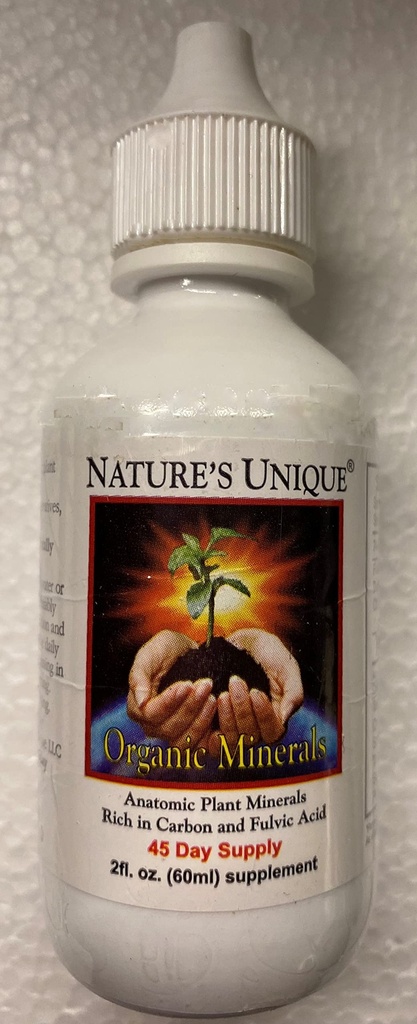 Minerali organici con acido Fulvic | La natura unica | Tutto naturale | 2 oz.