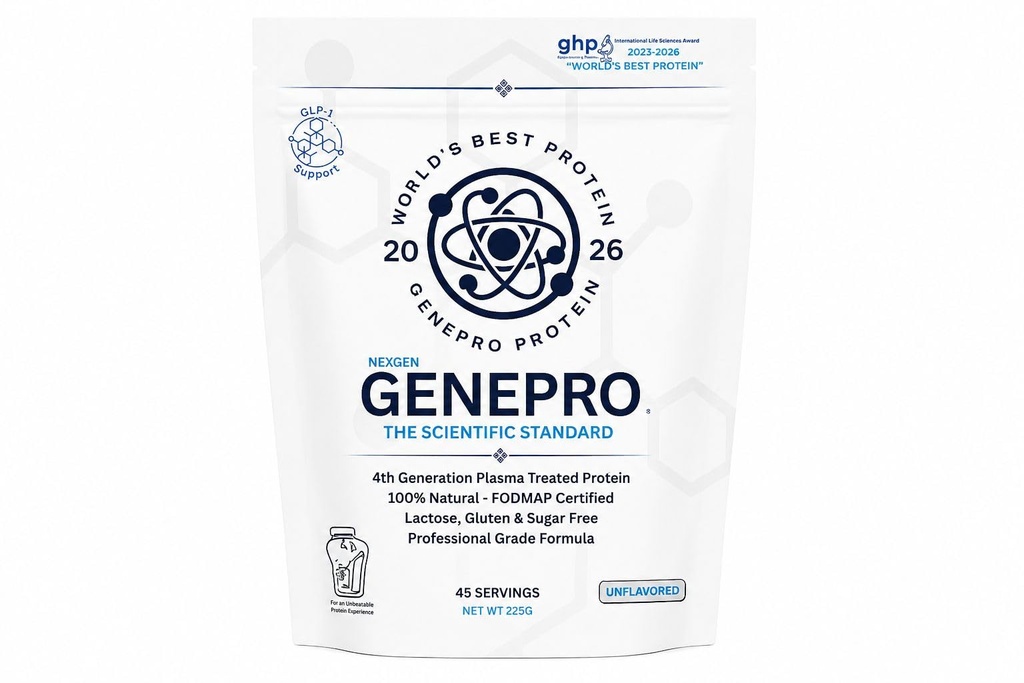 Polvere proteica non aromatizzata - Nuova formula - Lattosio-Free, senza glutine, & Non OGM Whey Isolate Supplement Shake (3a Generazione, 45 Serve)