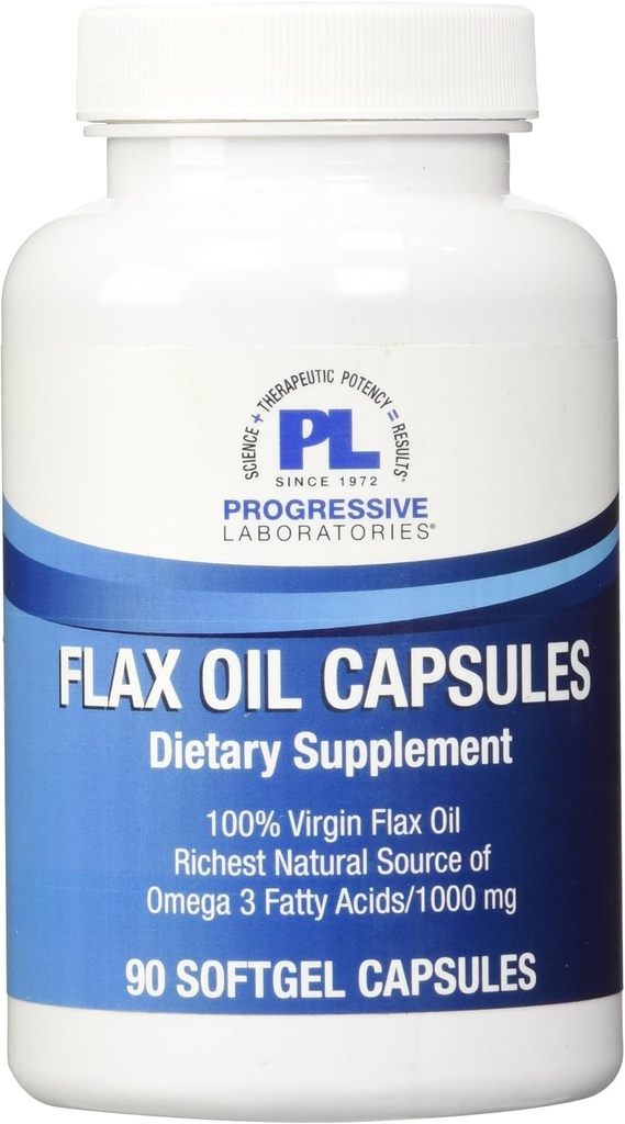 Progressive Labs Flax olio capsule supplemento, 1000 mg, 90 conte