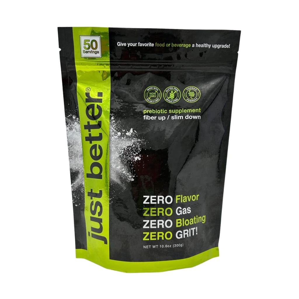 Prebiotico Fibra Supplemento per un Gut sano | Polvere di fibra con Zero Grit Zero Taste and No Bloating or Gas | Feel Full Faster | Keto Non-GMO Gluten Free Vegan 50 Servings