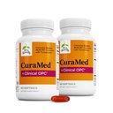 Terry Naturally CuraMed + Clinical OPC - Supplemento curcumina con Estratto di semi di uva francese - Supporto per la salute del cervello, della prostata e del fegato - Supplemento con Ar-Turmerone - 60 Softgels (2 Confezione)