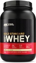 Optimum Nutrition Gold Standard 100% Whey Protein Powder di Whey Isolates, Vanilla Ice Cream - 2 Pound