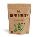 Polvere di neem puro di erbe di MB 8 oz | 227 Gram / 0.5 LB polvere di foglie di neem selvatica pura | Supplemento per pelle e capelli | Azadirachta Indica