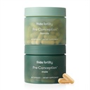 Frida Fertility Pre-Conception Set Supplemento, Sue & Hers Vitamine e Minerali giornalieri per fertilità, Sostegno alle uova & salute dello sperma, Acido Folico, Inositol, CoQ10, 60 capsule Ogni, 30 giorni di alimentazione