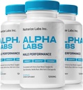NutraRize (3 Pack) Alpha-Labs, Formula ufficiale per gli uomini e il supporto muscolare, pillole di prestazioni maschili all-Natural per mantenere livelli di stamina & energia, Alphalabs ME Capsules Review (180 capsule)