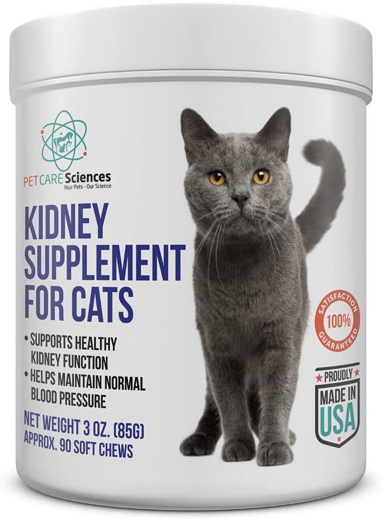 Approx 90 Serve per il supporto del rene del gatto Chews - Restore del rene del rene del rene - Supplemento di supporto del rene dei gatti - Controllo delle irritazioni del tratto urinario per il gatto - Made in the USA