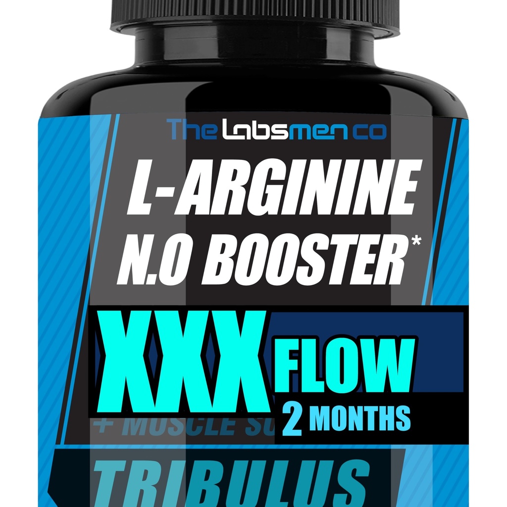 L Arginina Nitric Oxide Integratori per Uomo - Buona Moglie, Buone Notti Aiuta ad Aumentare la Circolazione del flusso sanguigno, Pompa Muscolare Pre Workout, Maschio Endurance w/Tribulus - 2 Mons